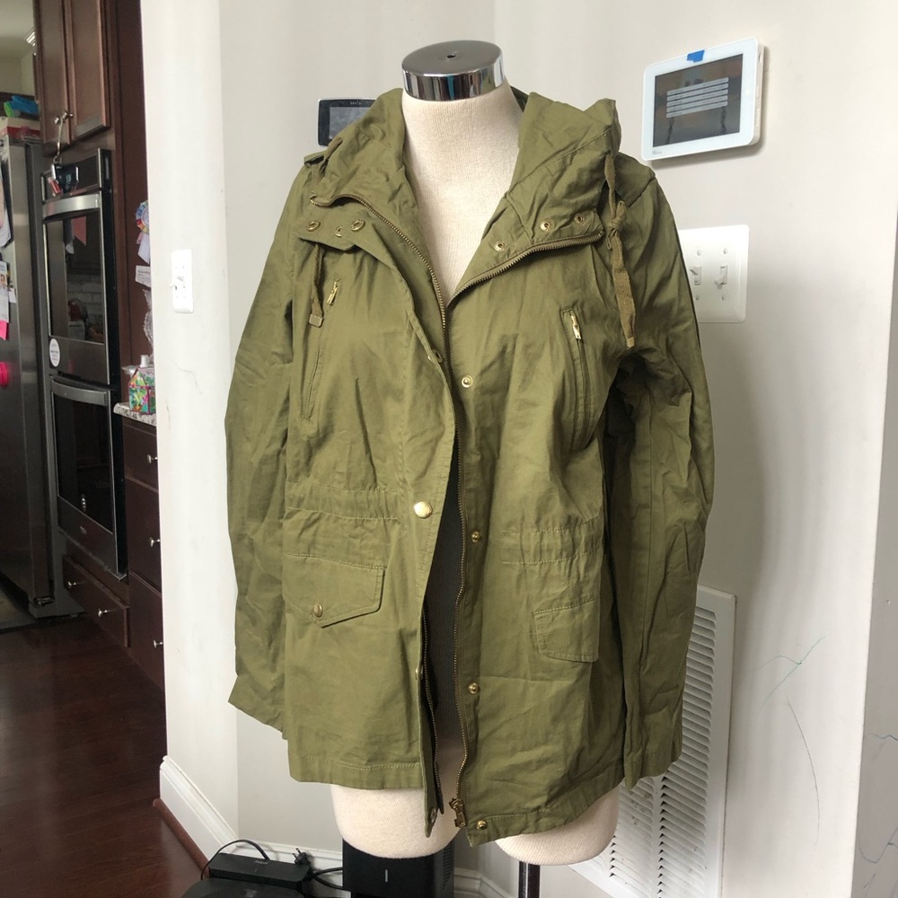Ruby Karat Anorak In Olive Color, Sz Large Nwot - image 2